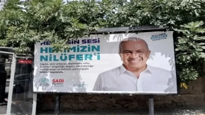 Nilüfer’in yeni sloganı billboardlarda yerini aldı