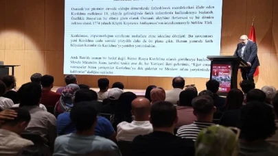 Prof. Dr. Afyoncu’dan Konya Büyükşehir Taş Bina’da “Kızılelma” Söyleşisi