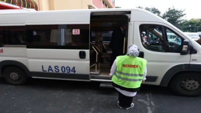 Bakırköy zabıta ve polisinden okul servisi denetimi