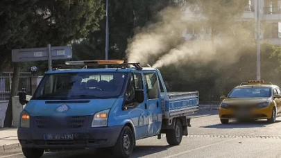 Buca Belediyesi, beyaz sineklere karşı ilaçlama başlattı