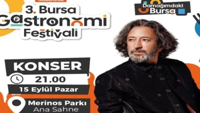 Bursa Gastronomi Festivali’nde ünlüler yağmuru