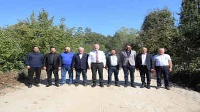 İnegöl Süle Mahallesi’nde parke taş ve arazi yolu çalışması tamamlandı