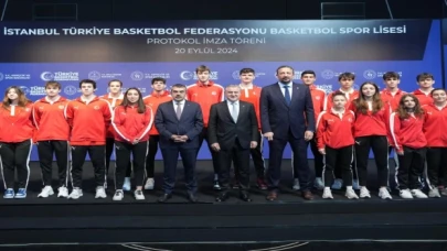 İstanbul’da TBF Basketbol Spor Lisesi için protokol