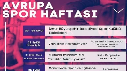 İzmir Avrupa Spor Haftası’na hazır