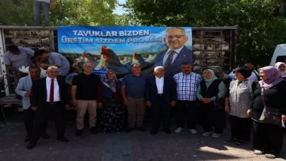 Kayseri Büyükşehir’den ’tavuk’ desteği