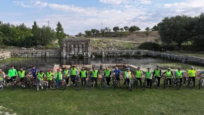 Konya’da Bisikletseverler Tarihi ve Doğal Güzellikleri Pedal Çevirerek Keşfediyor