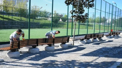 Mesire alanları ve parklarda bakım çalışması