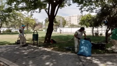 Nilüfer Belediyesi parklarda çevre düzenlemelerine devam ediyor