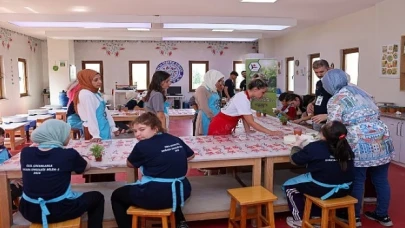 Özel çocuklar Selçuklu Sanat Tasarım Atölyesi’nde etkinlik yaptı.