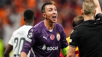 UEFA'dan Muslera'ya 3 maç men cezası