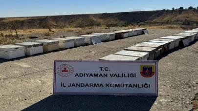 Adıyaman’da arı kovanlarını çalan şahıs yakalandı!