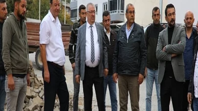 Başkan Ertaş, Sahada Çalışmaları Takip Etti