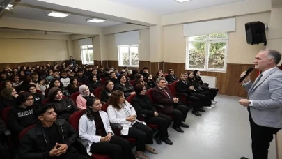 Başkan Taban Naire Çikayeva Anadolu Lisesi Öğrencileriyle Buluştu