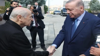 Başkent’te Cumhurbaşkanı Erdoğan Bahçeli’yi ziyaret etti