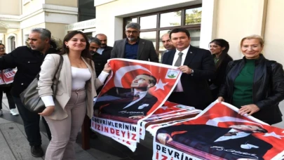 Bursa Osmangazi’de 10 bin Ata Posteri dağıtılıyor