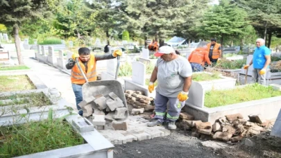 Çayırova’da Akse Mezarlığı’na bakım