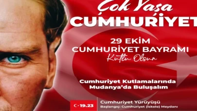 Cumhuriyet’in 101. yaşı Mudanya’da coşkuyla kutlanacak