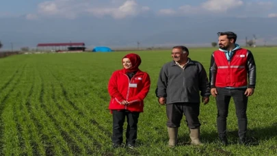 Depremden etkilenen çiftçilere Kızılay’dan 70.8 milyon destek