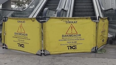 İzmit’teki yürüyen merdivene motor tadilatı