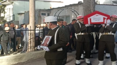 Keşan’da Ramazan Çayır askeri törenle uğurlandı