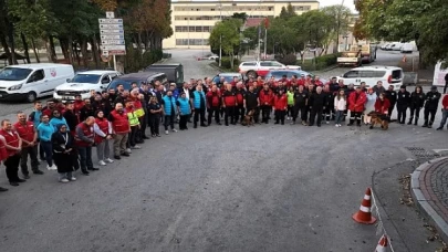 Kocaeli’den Söğüt’e afet tatbikatı konvoyu