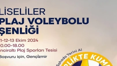 Liseliler plaj voleybolu şenliğinde buluşuyor