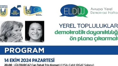 Lüleburgaz’da Avrupa Yerel Demokrasi Haftası etkinlikleri başlıyor