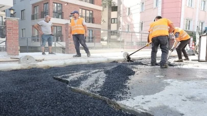 Mahalleliler talep ediyor, Bakırköy Belediyesi yapıyor.