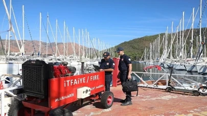 Muğla Büyükşehir Belediyesi İl Genelinde Kıyı Tesislerinde Kapsamlı Yangın Denetimi Gerçekleştirdi