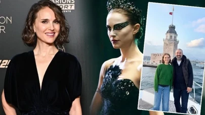 Oscar ödüllü Natalie Portman İstanbul’da Kız Kulesi’ni gezdi