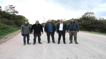 Şahmelek ve Doğla’da yol çalışmaları tamamlandı