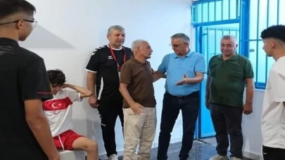 Şarampolspor Başkanı’ndan, Başkan Topaloğlu’na kutlama