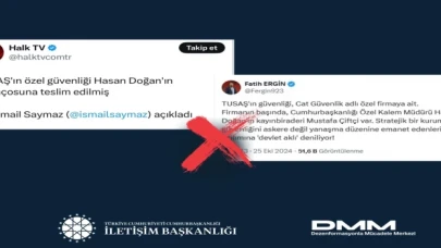 TUSAŞ’ın güvenliği ile ilgili iddialara Dezenformasyon açıklaması