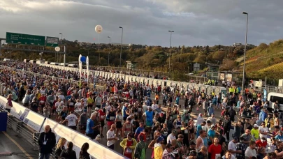 46. İstanbul Maratonu coşkuyla başladı: Başlama işaretini İmamoğlu verdi