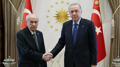 Cumhurbaşkanı Erdoğan, Bahçeli ile bir araya geldi