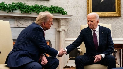 Donald Trump ve Joe Biden, Beyaz Saray’da görüştü