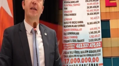 Edirne Keşan’da CHP’den AK Parti’ye borç listeli yanıt