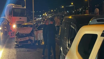 Kahramanmaraş’ta zincirleme trafik kazası! 4 araç hasar gördü