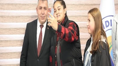 Kandıra Şehit Yavuz Sonat Güzel Mesleki ve Teknik Anadolu Lisesi Öğrencilerinden Başkan Ölmez’e Ziyaret