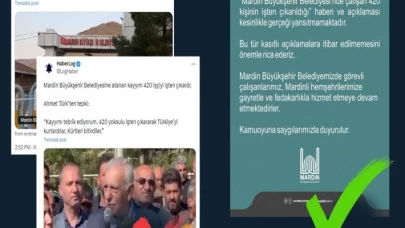 Mardin Büyükşehir’de 450 kişi işten mi çıkarıldı? Açıklama İletişim’den geldi