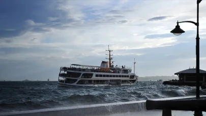 Şiddetli lodos Marmara'yı vurdu: İDO ve BUDO seferleri iptal