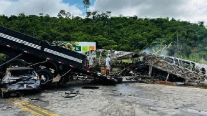 Brezilya'da zincirleme trafik kazası: 38 kişi hayatını kaybetti