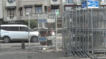 Taksim Meydanı demir bariyerlerle kapatıldı