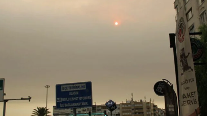 İzmir'de bulanık gökyüzü korkuttu