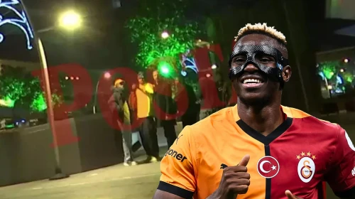 Galatasaray'ın yıldız ismi Osimhen, gazeteciye yumruk attı!