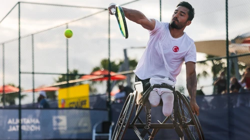 Para tenisçi Ahmet Kaplan, Avustralya Açık'ta yarı finalde