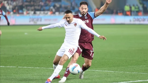 Trabzonspor sahasında Hatayspor'a 2-1 mağlup oldu