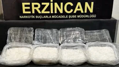 Erzincan'da 20 milyon liralık metamfetamin ele geçirildi