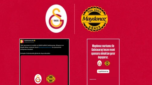 Galatasaray, Maydonoz Döner sponsorluğunu yalanladı: Geçmiş paylaşımlar soru işareti yarattı!