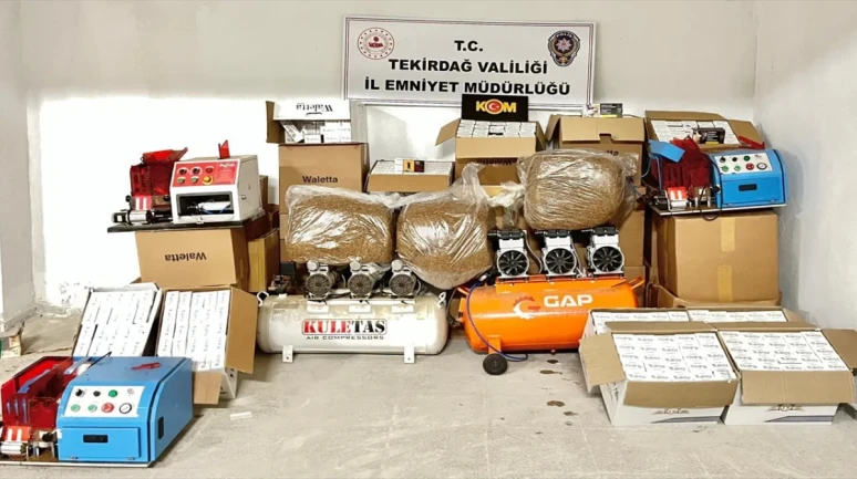 Tekirdağ’da kaçakçılık operasyonunda 13 kişi yakalandı